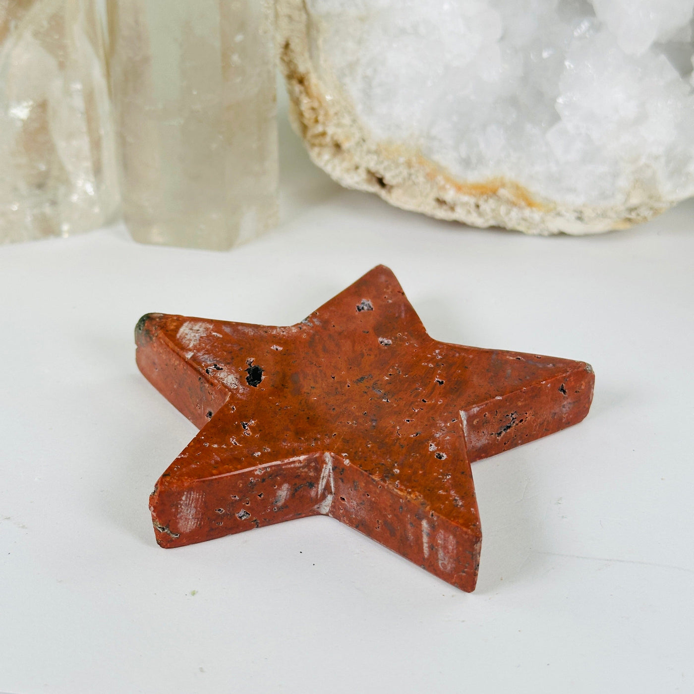 Red Jasper Crystal Star - One-of-a-Kind side view
