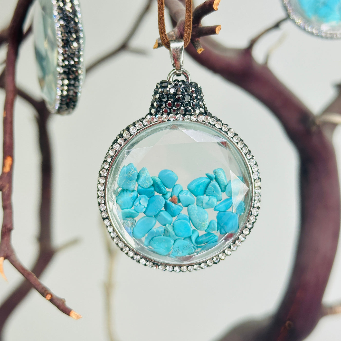 howlite ornament with decorations background