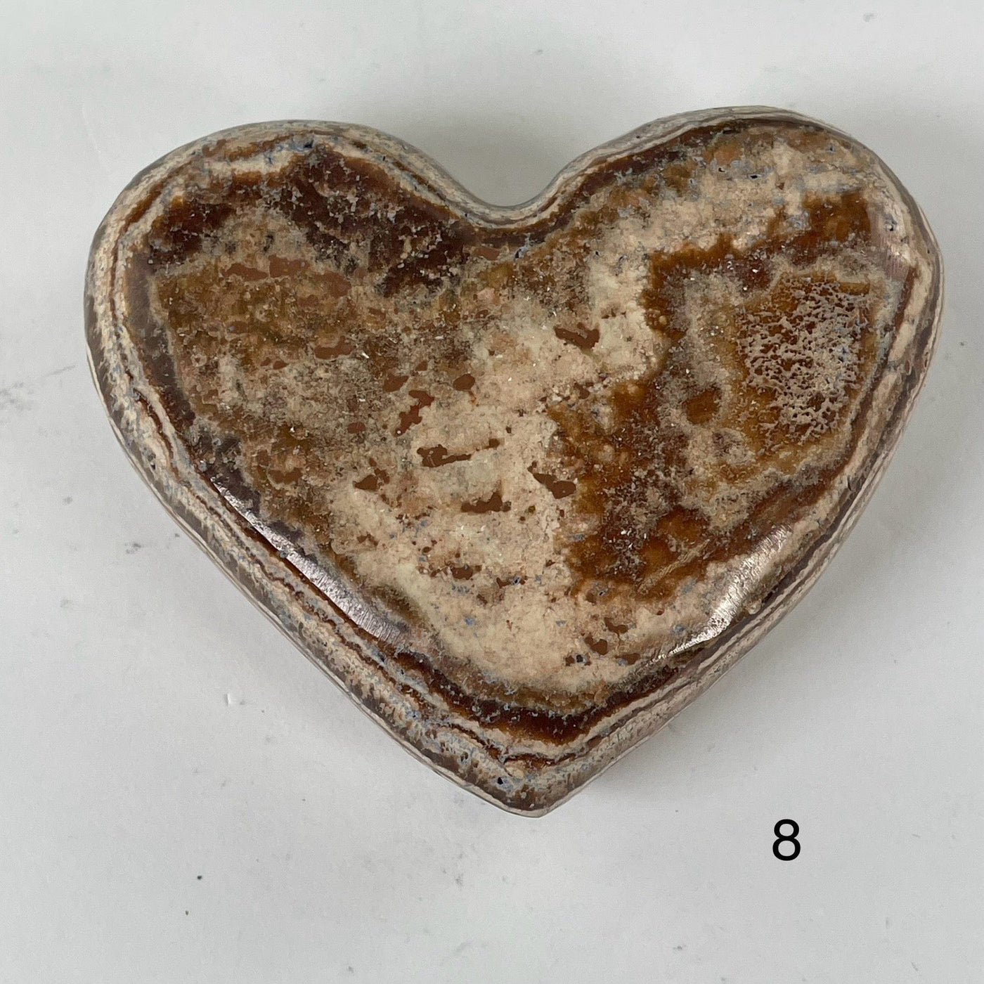 Aragonite Crystal Heart - You Choose #2 variant 8 labeled