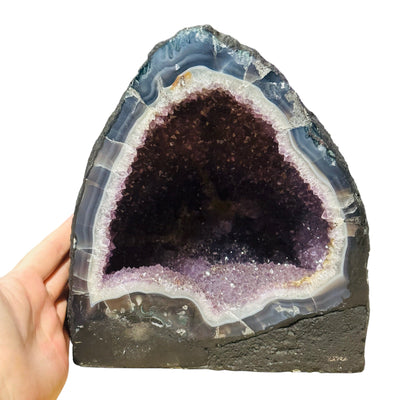 amethyst cathedral on white background