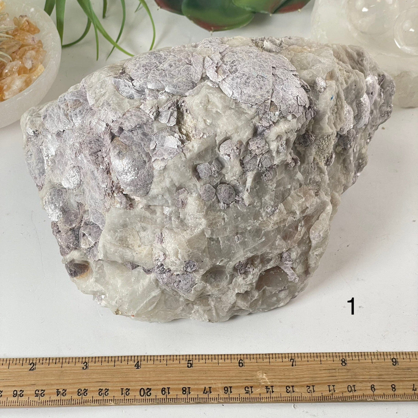 Botryoidal Lepidolite Large Crystal Cluster - You Choose variant 1 labeled