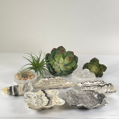 Mexican Onyx Small Bowl - Crystal Dish - You Choose #2 all variants side view