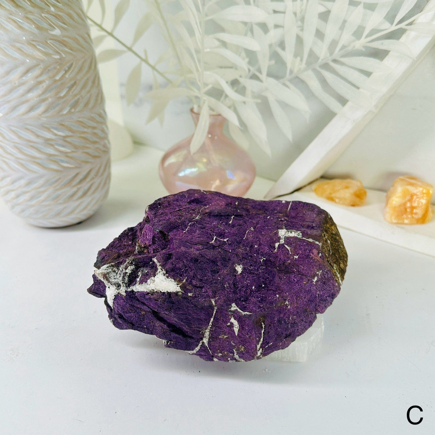  Purpurite Rough Stone - YOU CHOOSE variant C