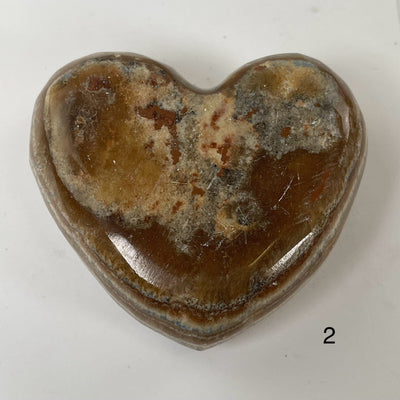 Aragonite Crystal Heart - You Choose #2 variant 2 labeled