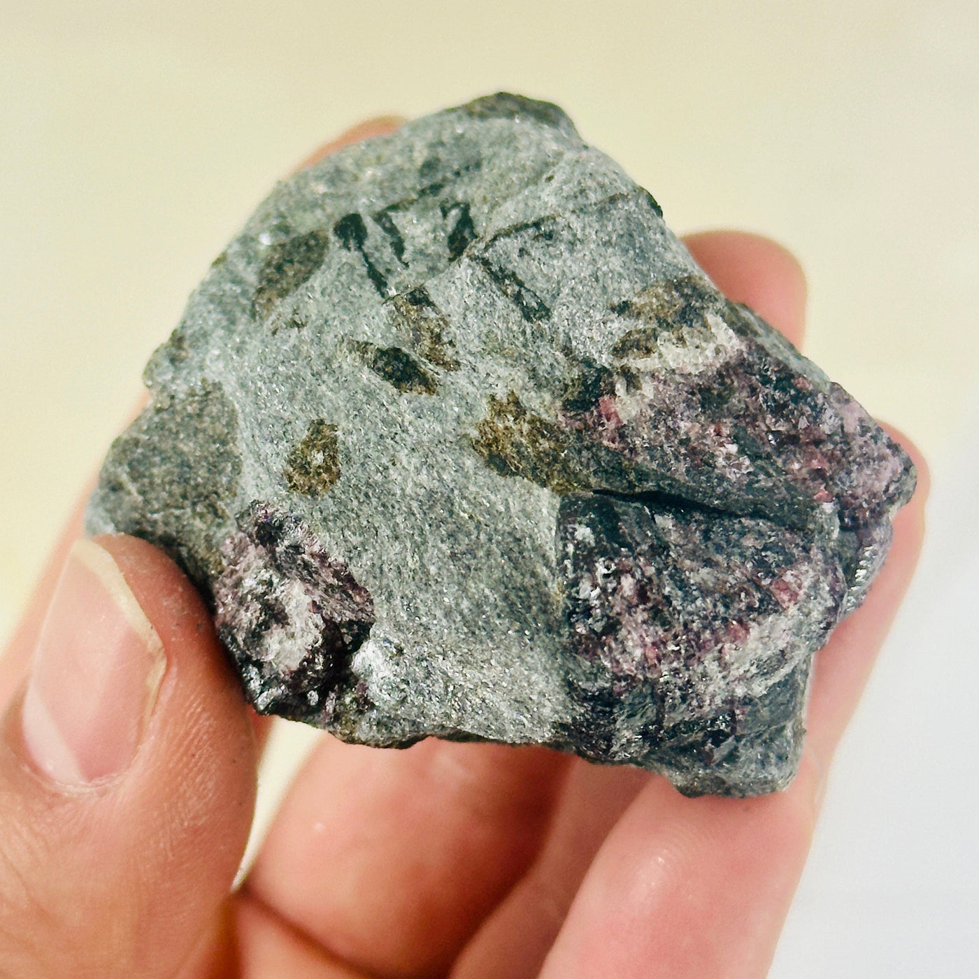 Garnet on Hematite Matrix - Natural Crystal close up for detail