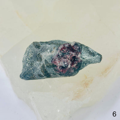  Garnet on Hematite Matrix - Natural Crystal - You Choose variant 6 labeled