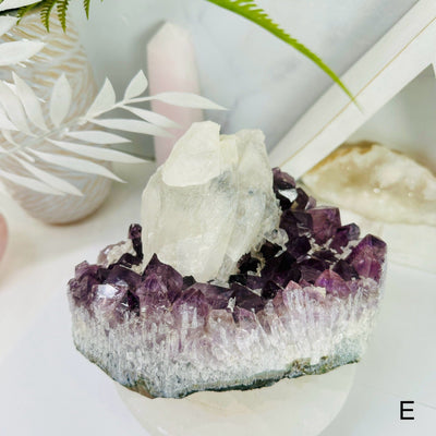 Amethyst Crystal Clusters - You Choose variant E labeled