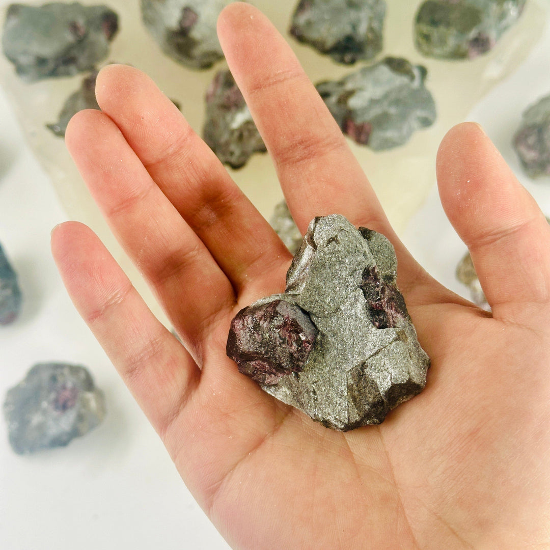 Garnet on Matrix - Natural Crystal – Rock Paradise