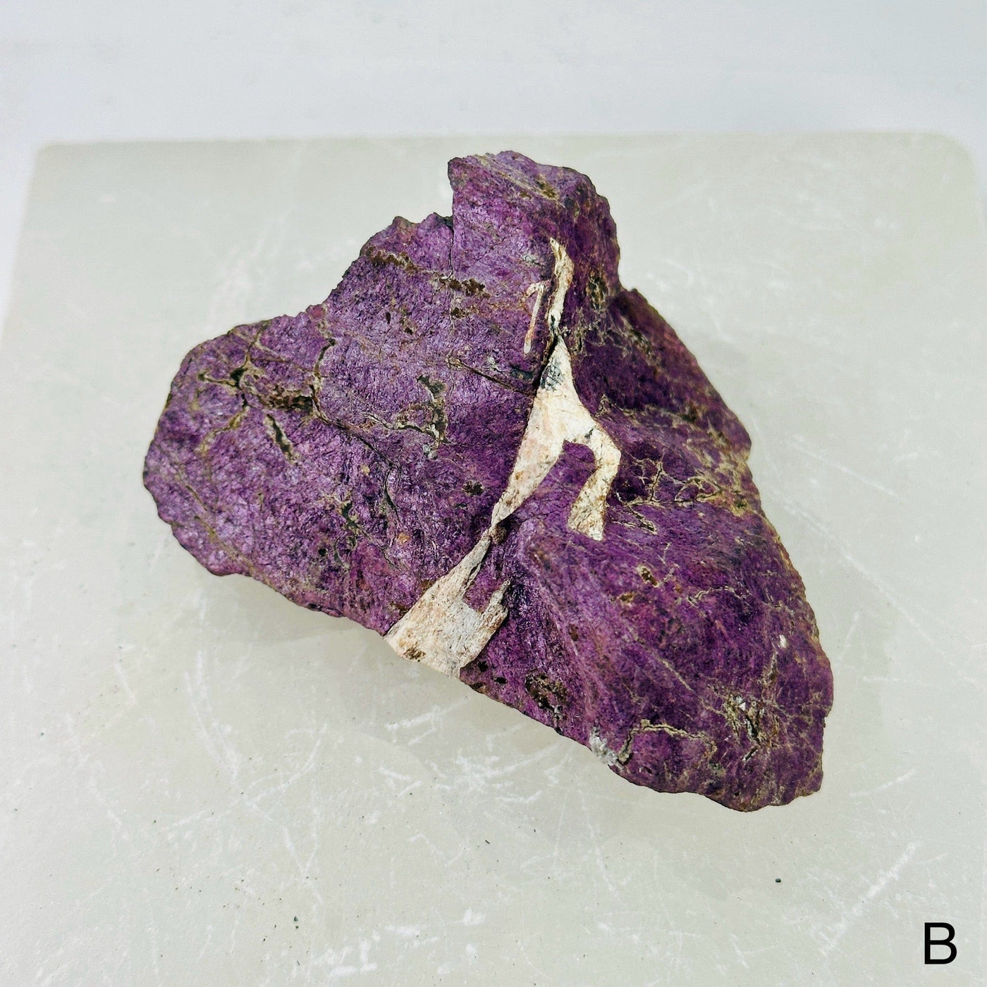  Purpurite Crystal - Natural Rough Stone - OOAK - YOU CHOOSE variant B labeled