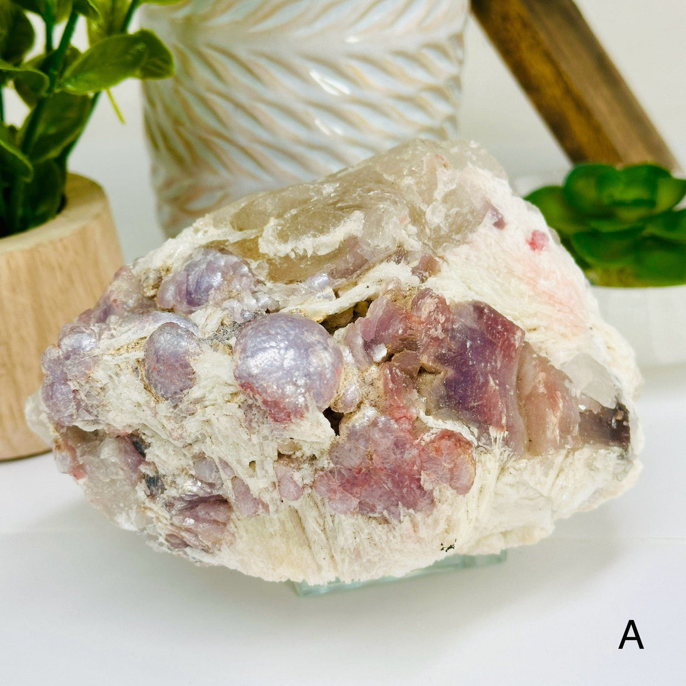  Lepidolite - Rare Botryoidal Lepidolite - Rough Stone - You Choose variant A labeled