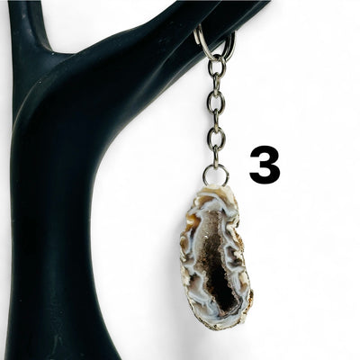 Agate Geode Keychain variant 3.