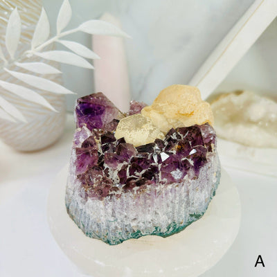 Amethyst Crystal Clusters - You Choose variant A labeled