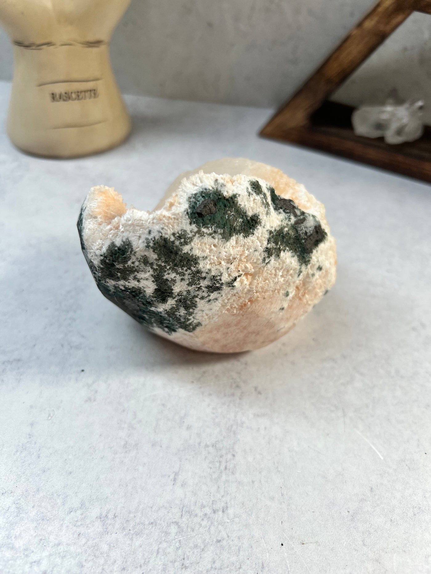 Zeolite Crystal Stilbite on Matrix – Rock Paradise