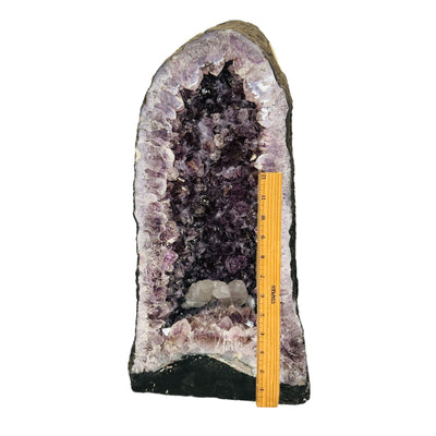 amethyst cathedral on white background