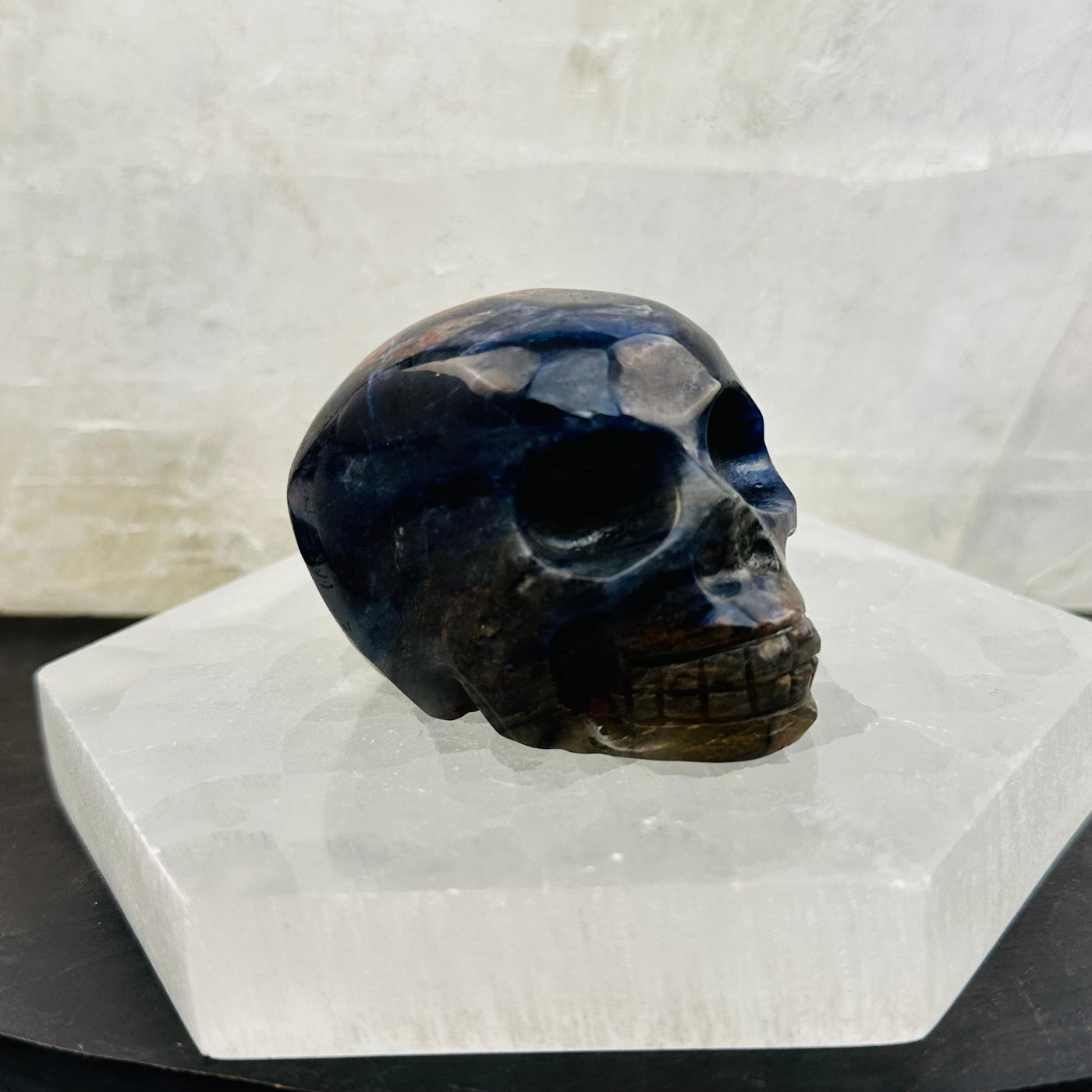 Crystal Skull displayed as home decor 