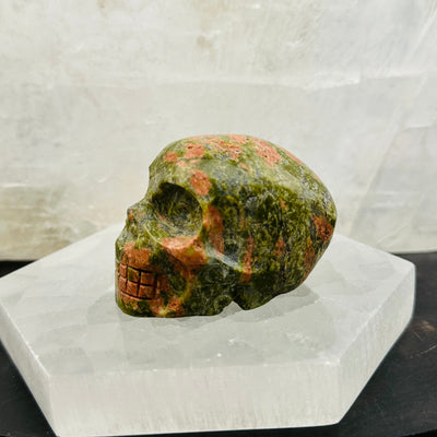 Crystal Skull displayed as home decor