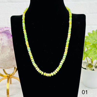 option 01 is for this yellow green opal necklace