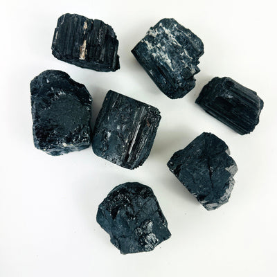 7 pieces of Tourmaline Crystal pieces