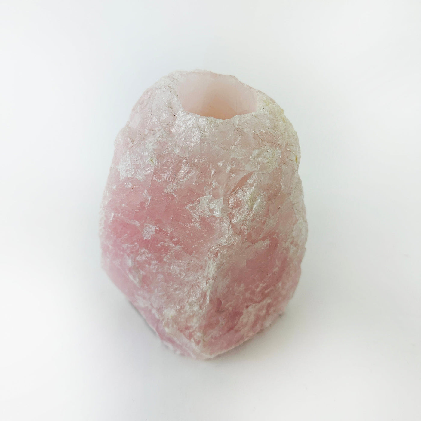 Rose quartz Natural Stone Vase