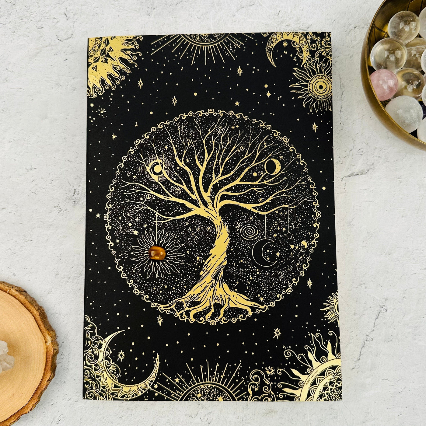 Tree of Life Journal displayed as home decor