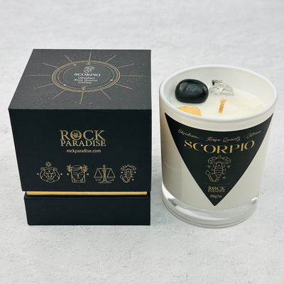 Aromatherapy Zodiac Candles available in scorpio 