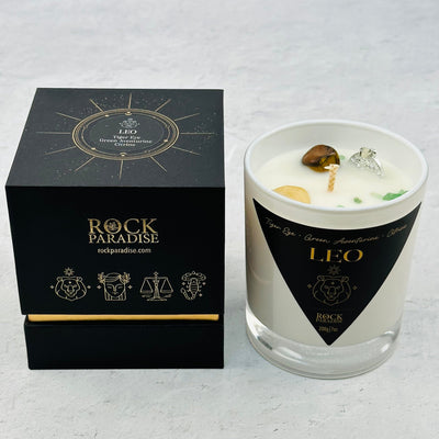 Aromatherapy Zodiac Candles available in leo