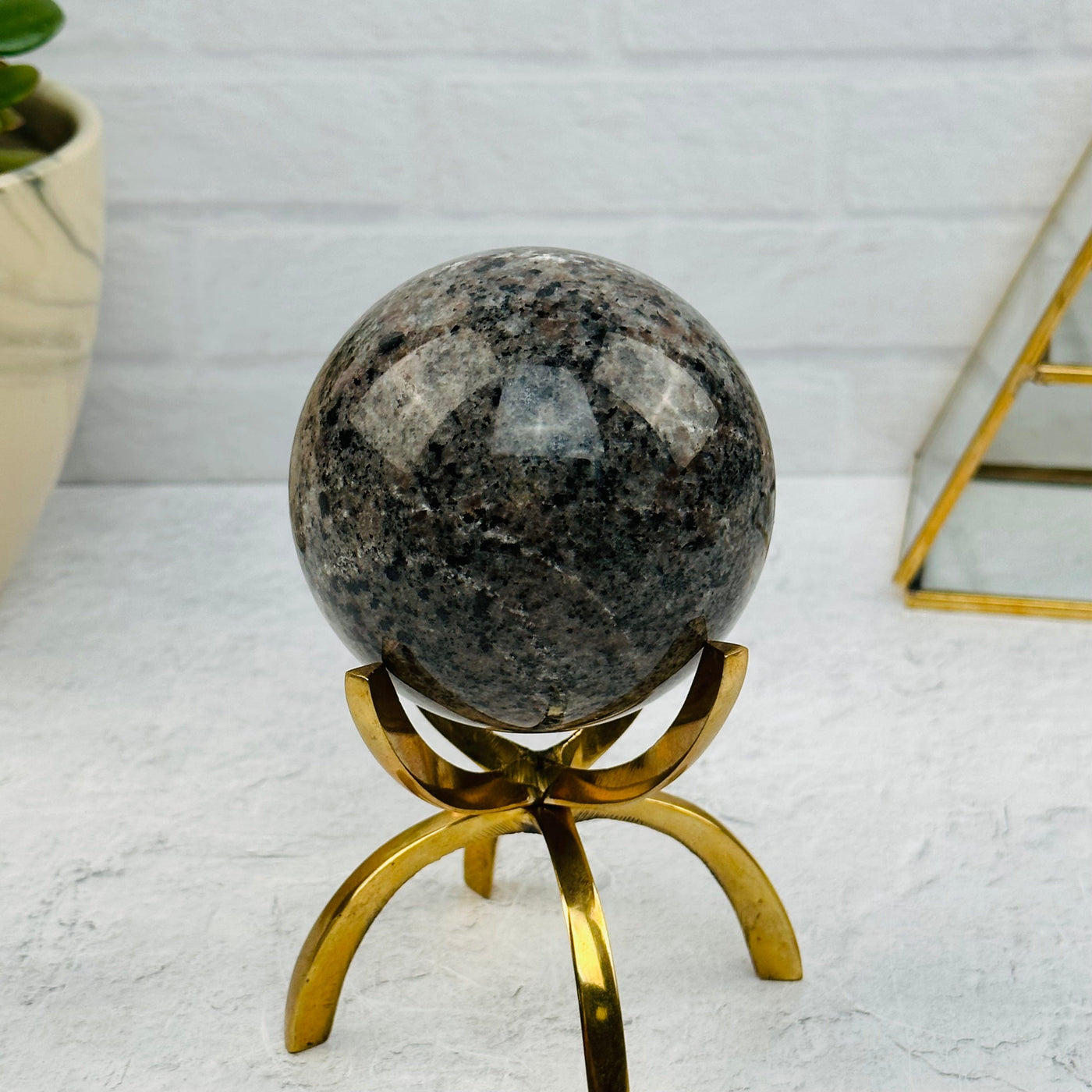 sphere displayed as home decor 