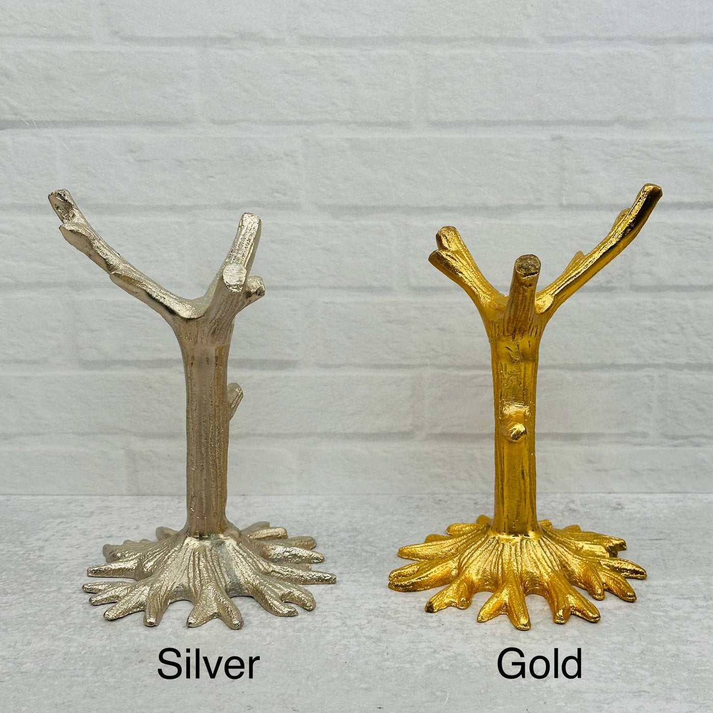 Crystal Holder Tree Stand - Choose Gold or Silver