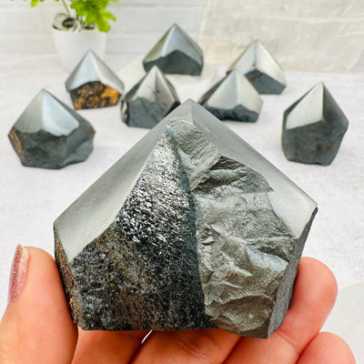 Hematite Semi-Polished Points - By Weight