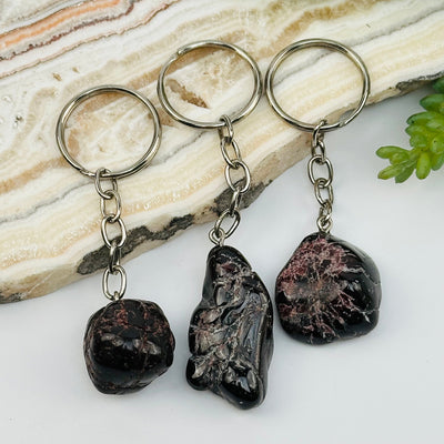Tumbled Crystal Keychains Crystals Stones Minerals