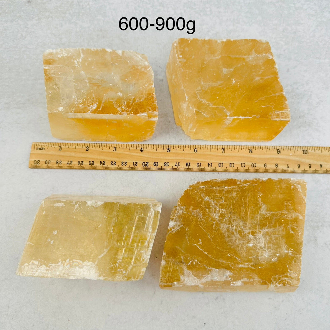Honey Calcite Yellow Optical Calcite Crystal By Weight – Rock