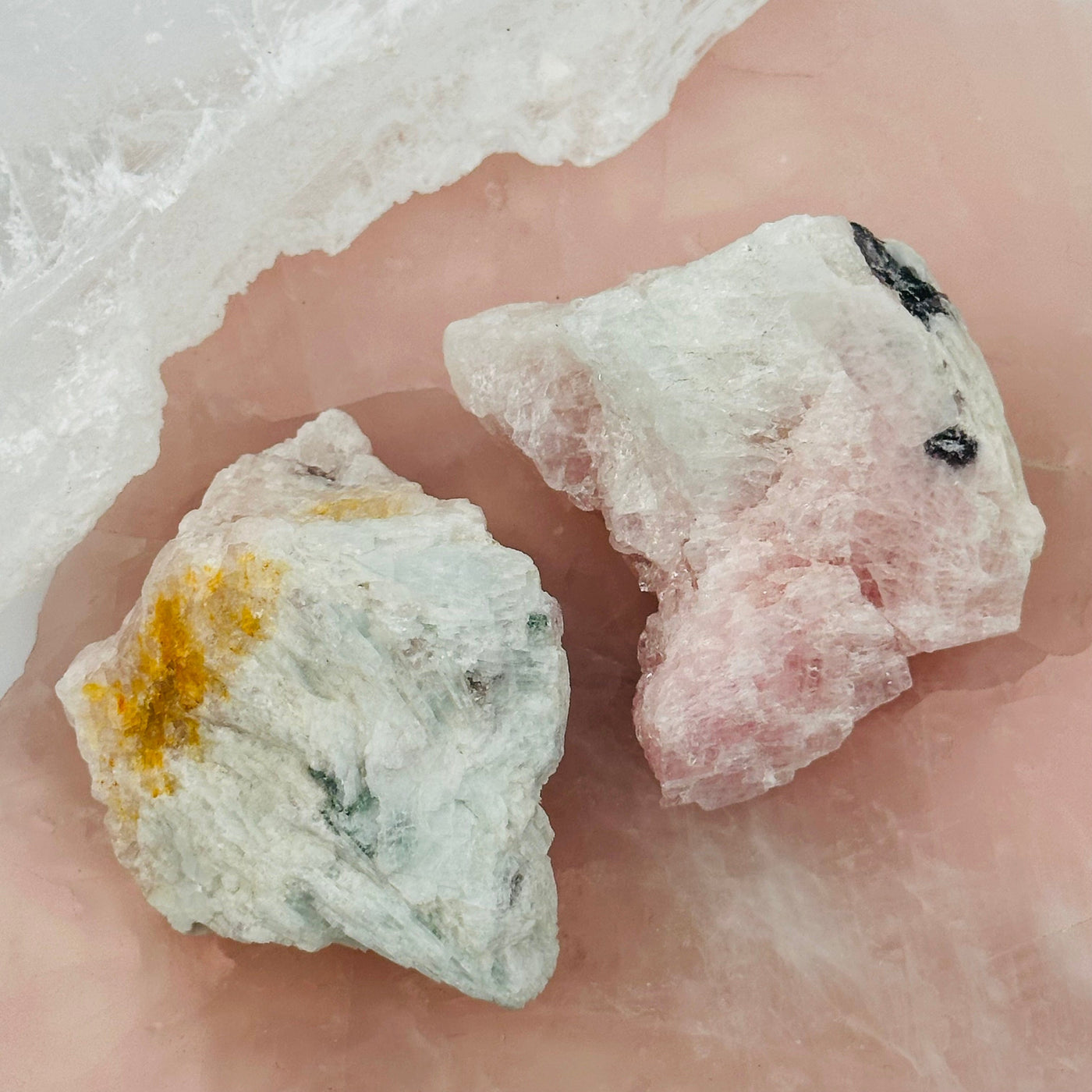 multiple crystals displayed as home decor