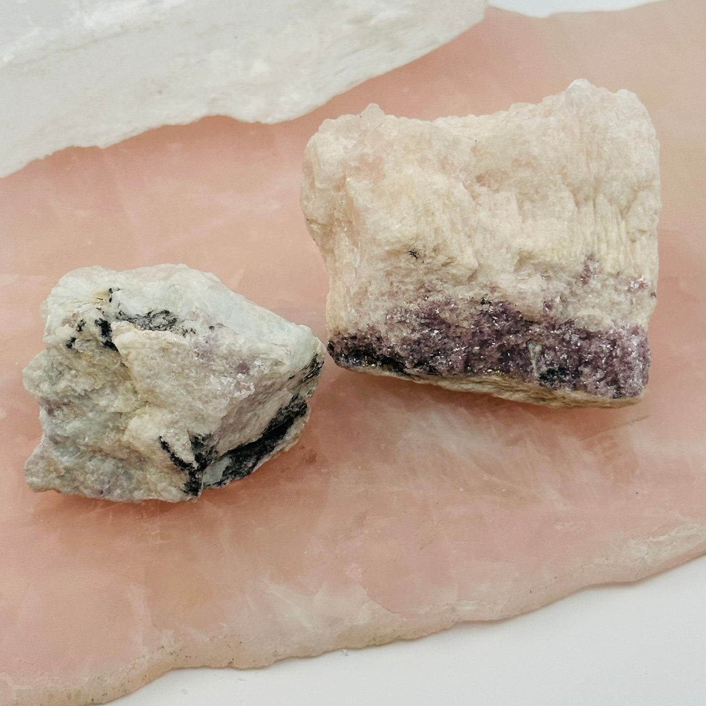 multiple crystals displayed as home decor