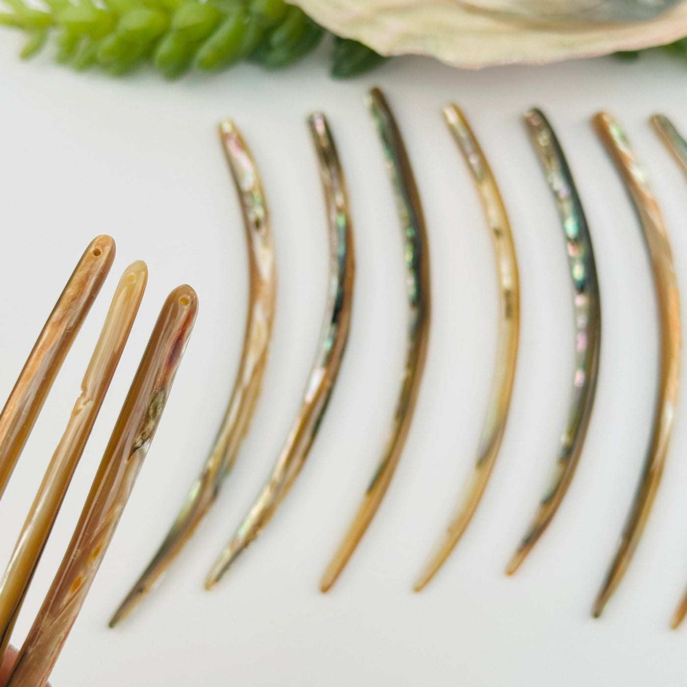 close up of the details on these beads 