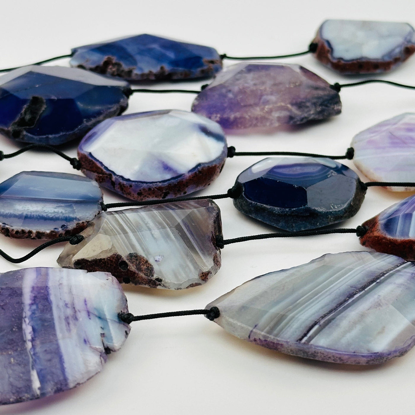 beads come free formed and faceted