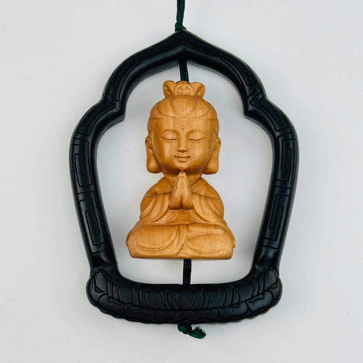 close up of the details on this charm 