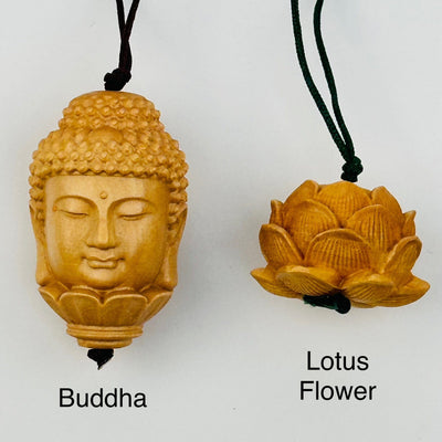 close up of the details. available in buddha and lotus flower