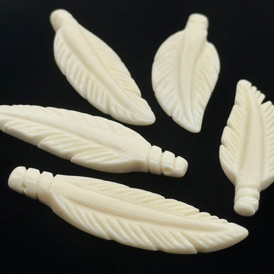 side view of the large beads to show the thickness 