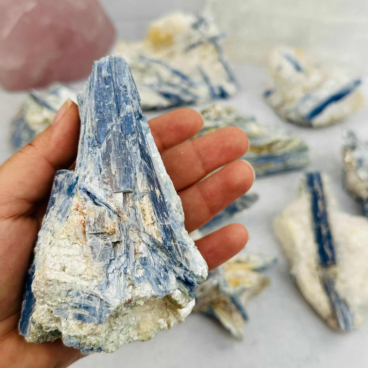 Blue Kyanite Freeform - Rough Natural Stone - By Weight