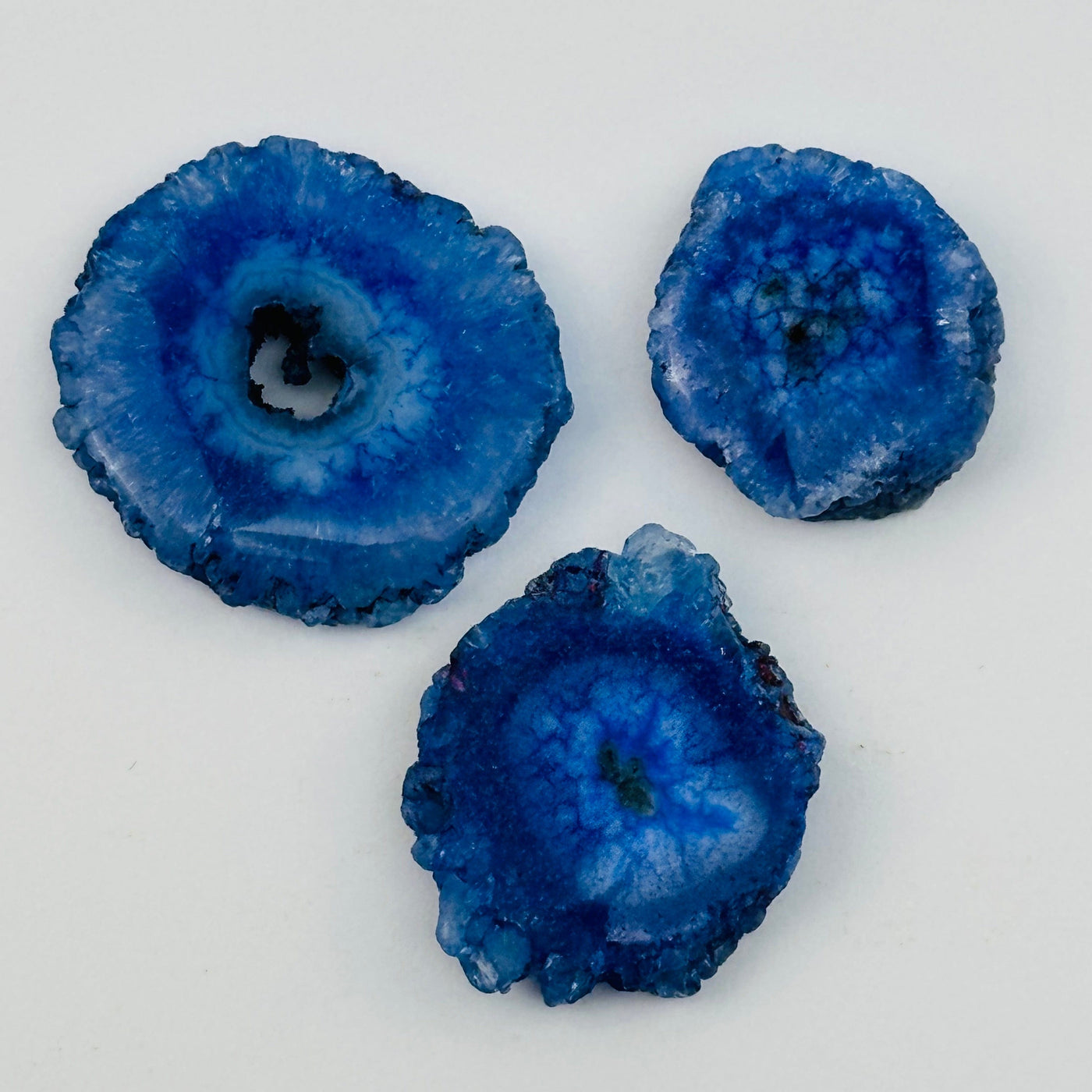 close up of the details on these crystals