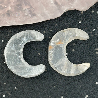 close up of the details on these crystal cabochons 