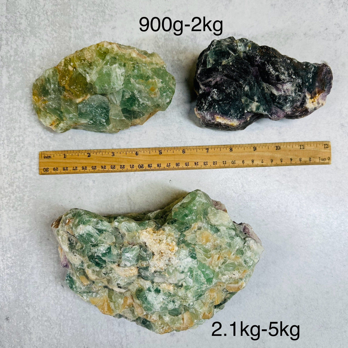 Fluorite Rough Stone - By Weight