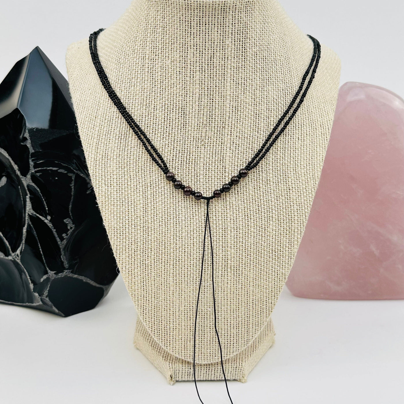 necklace comes with a string that can be used to add your personal charm or pendant 