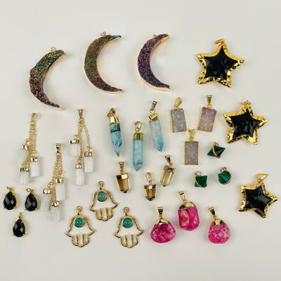 charm pendants that can be added to necklace purchase