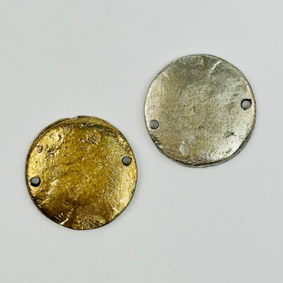 each charm comes double drilled 