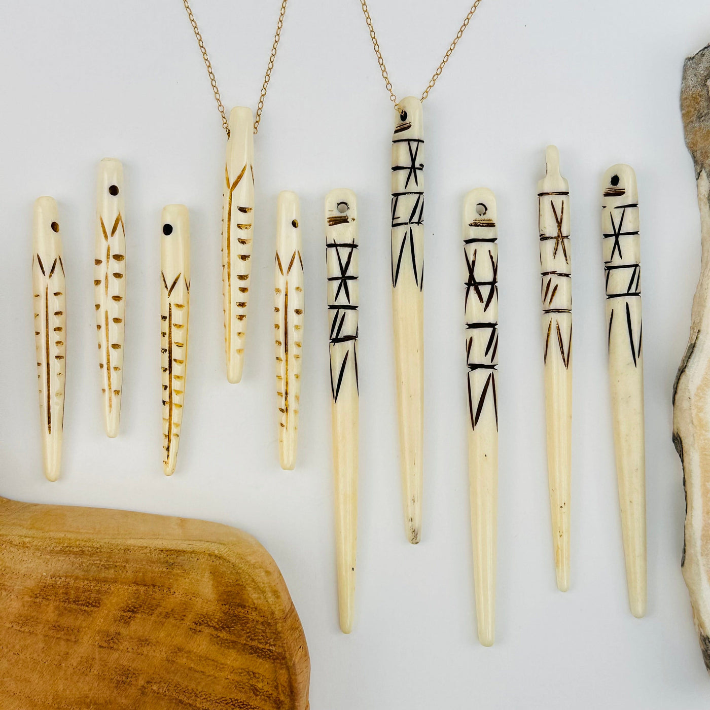 beads can be added to a necklace chain 