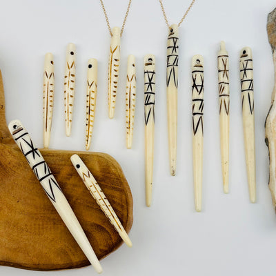 multiple beads displayed to show the differences in the sizes and color shades 