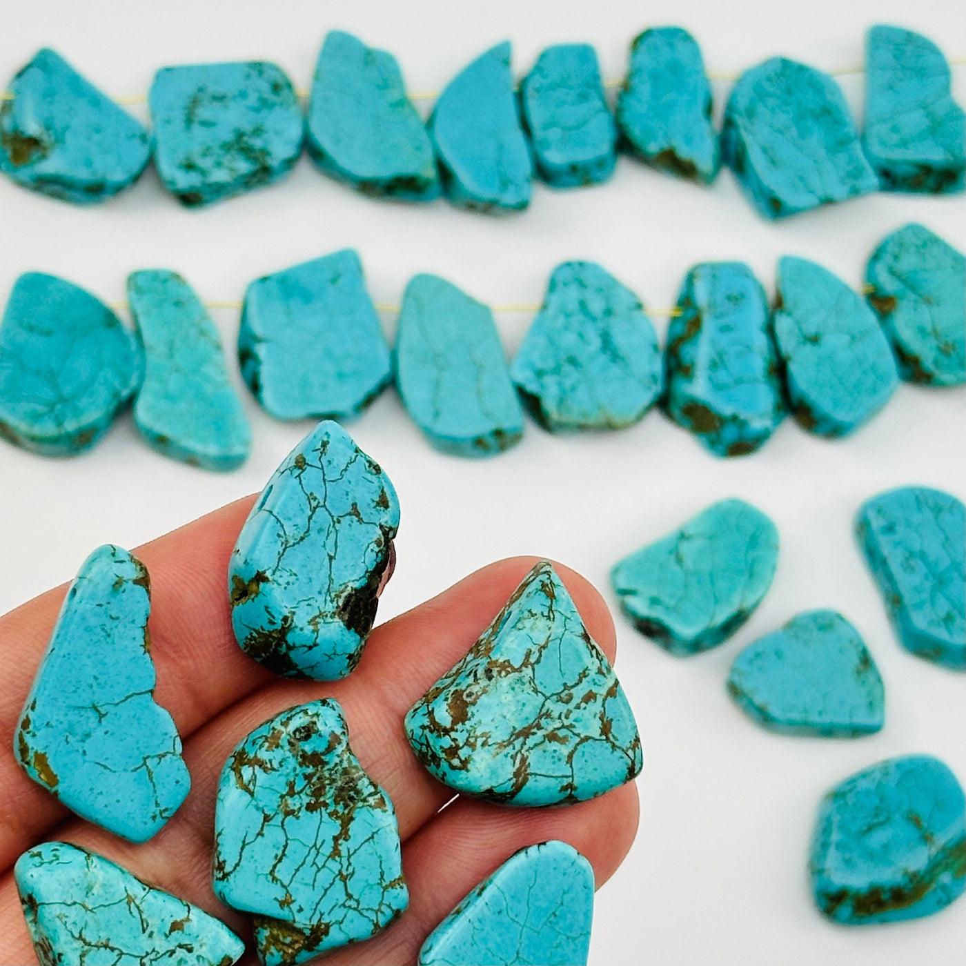 beads in hand for size reference 