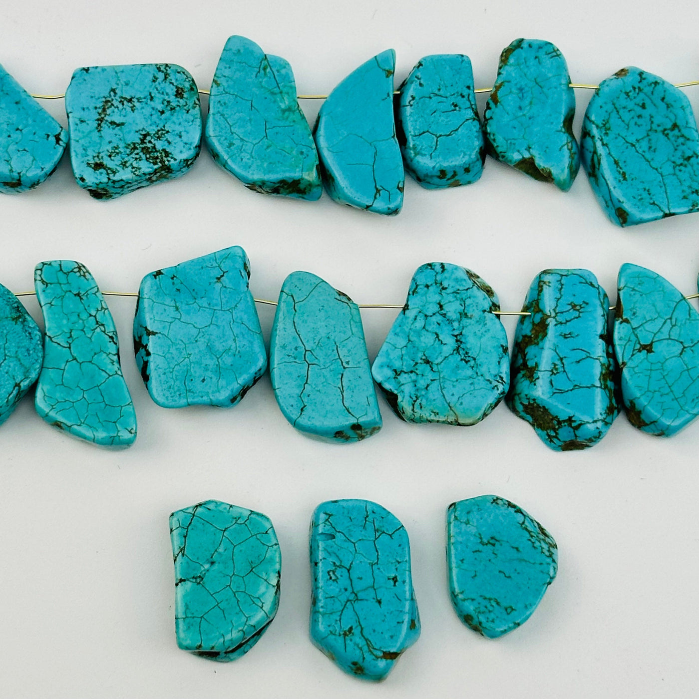 multiple beads displayed to show the differences in the patterns 