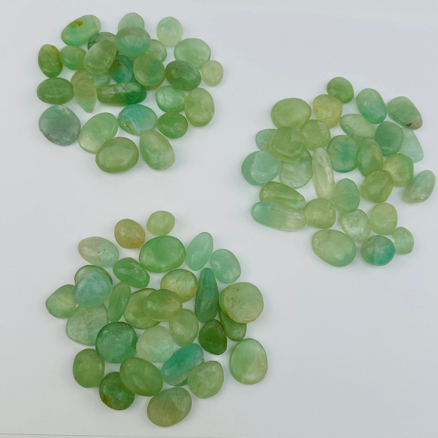 tumbled fluorite crystals come in a half pound bag 